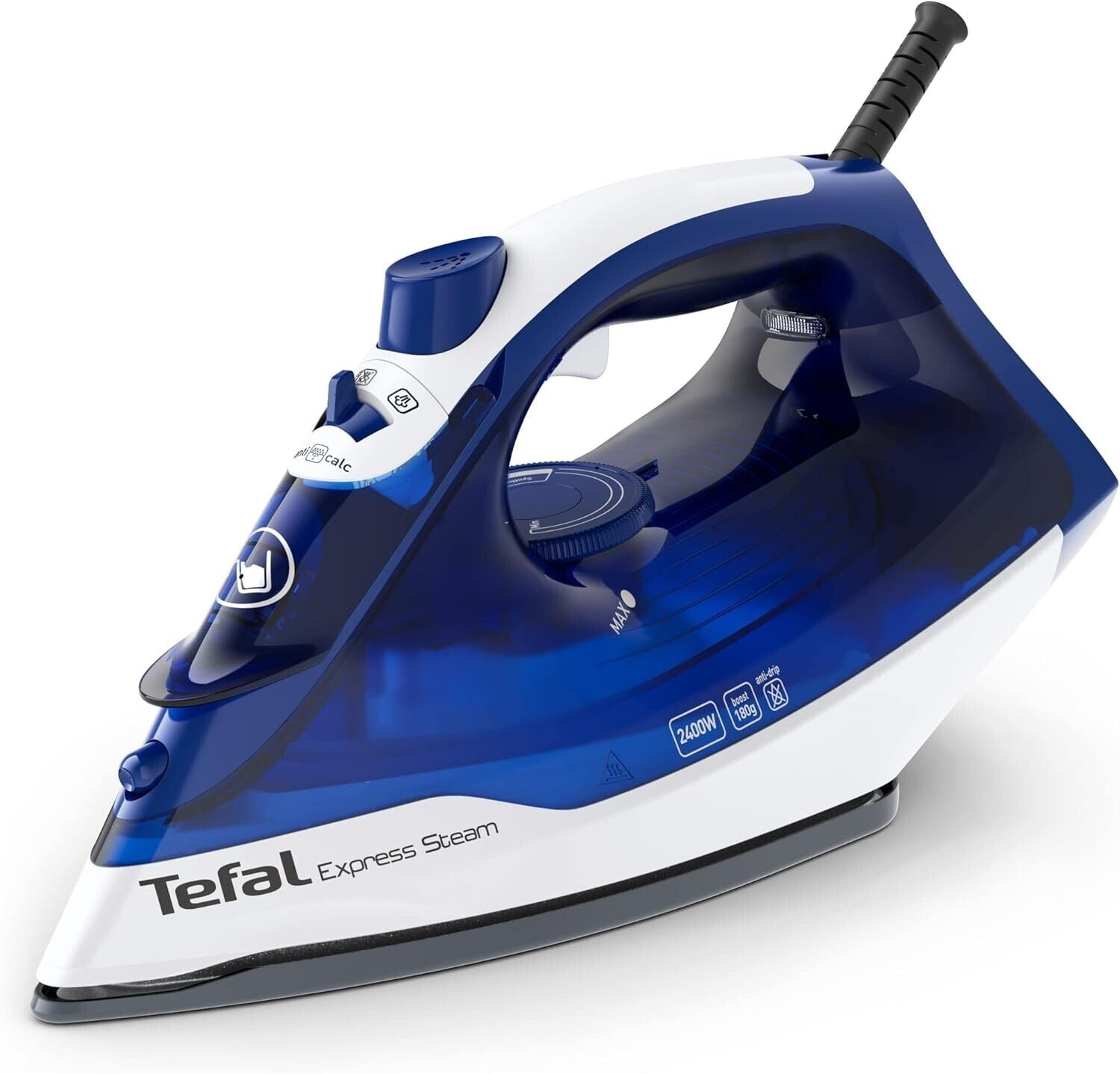 Tefal Dampfbügeleisen 2400W – Dampfstoß 180g/min, Keramiksohle, Tropfstopp