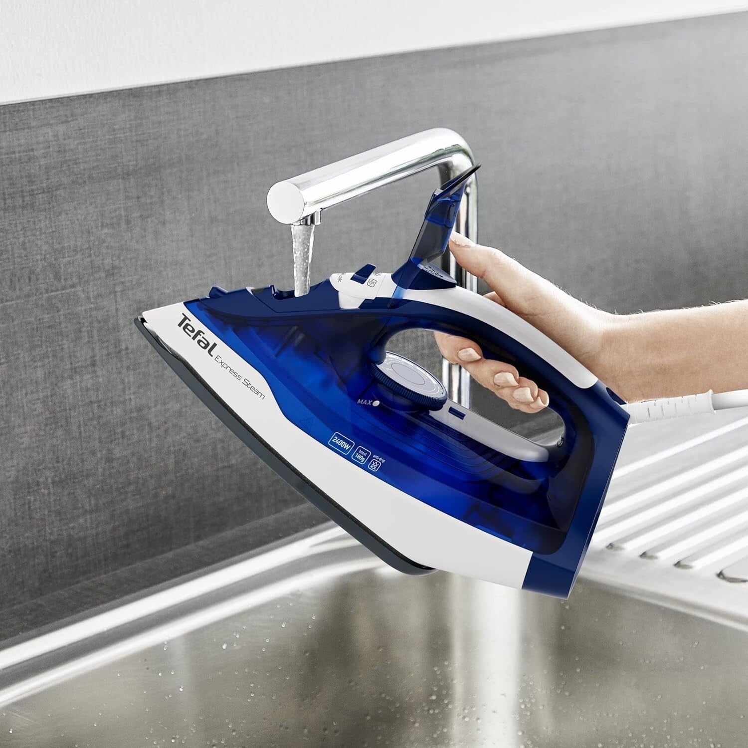 Tefal Dampfbügeleisen 2400W – Dampfstoß 180g/min, Keramiksohle, Tropfstopp