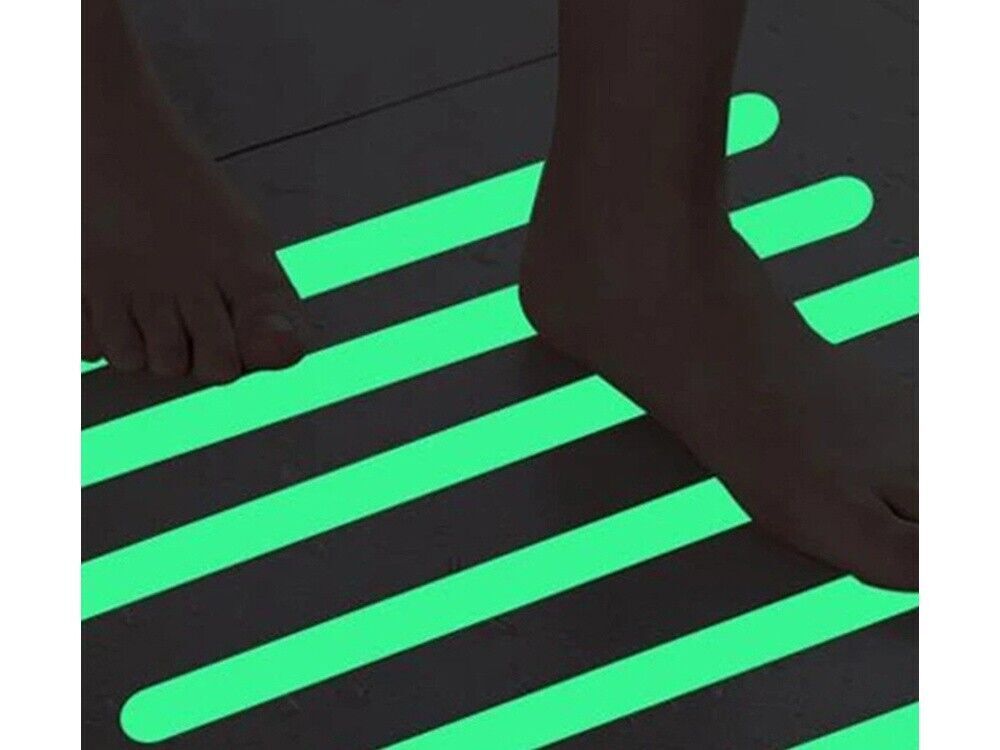 3 m Fluoreszierendes Klebeband – Nachleuchtend Grün –Leuchtfolie Neon 3 cm Breit