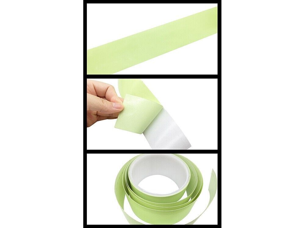3 m Fluoreszierendes Klebeband – Nachleuchtend Grün –Leuchtfolie Neon 3 cm Breit
