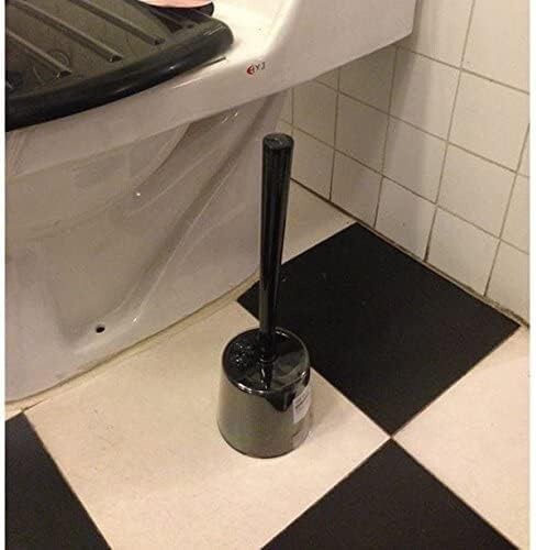 IKEA WC Bürste Toilettenbürste mit Halter Schwarz 35 cm Polypropylen