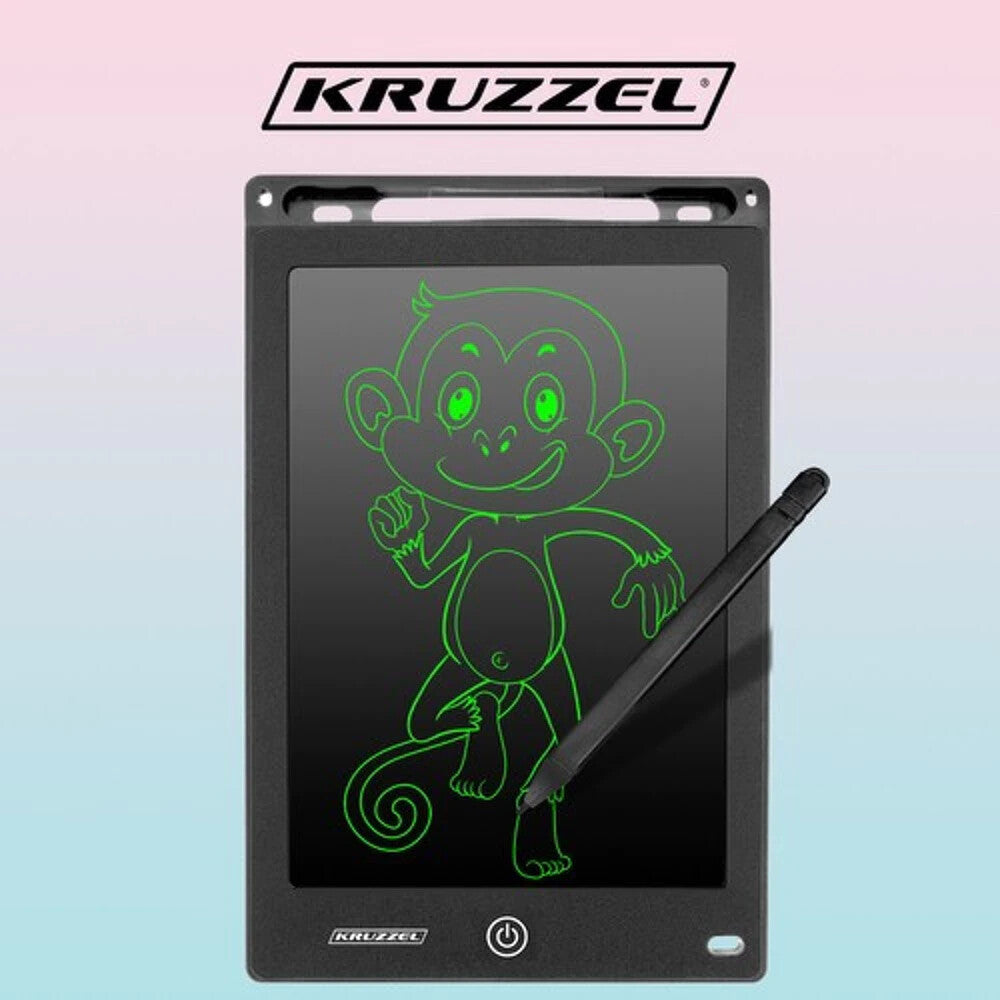 Zeichentablett 8,5" LCD Schwarz Kinder & Erwachsene mit Sperrfunktion