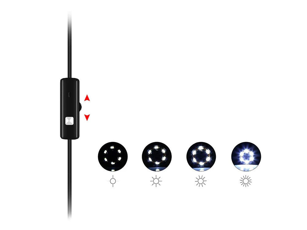 USB Endoskopkamera 5 m LED IP67 für Android & PC – 5,5 mm Inspektionskamera 🔧🔧