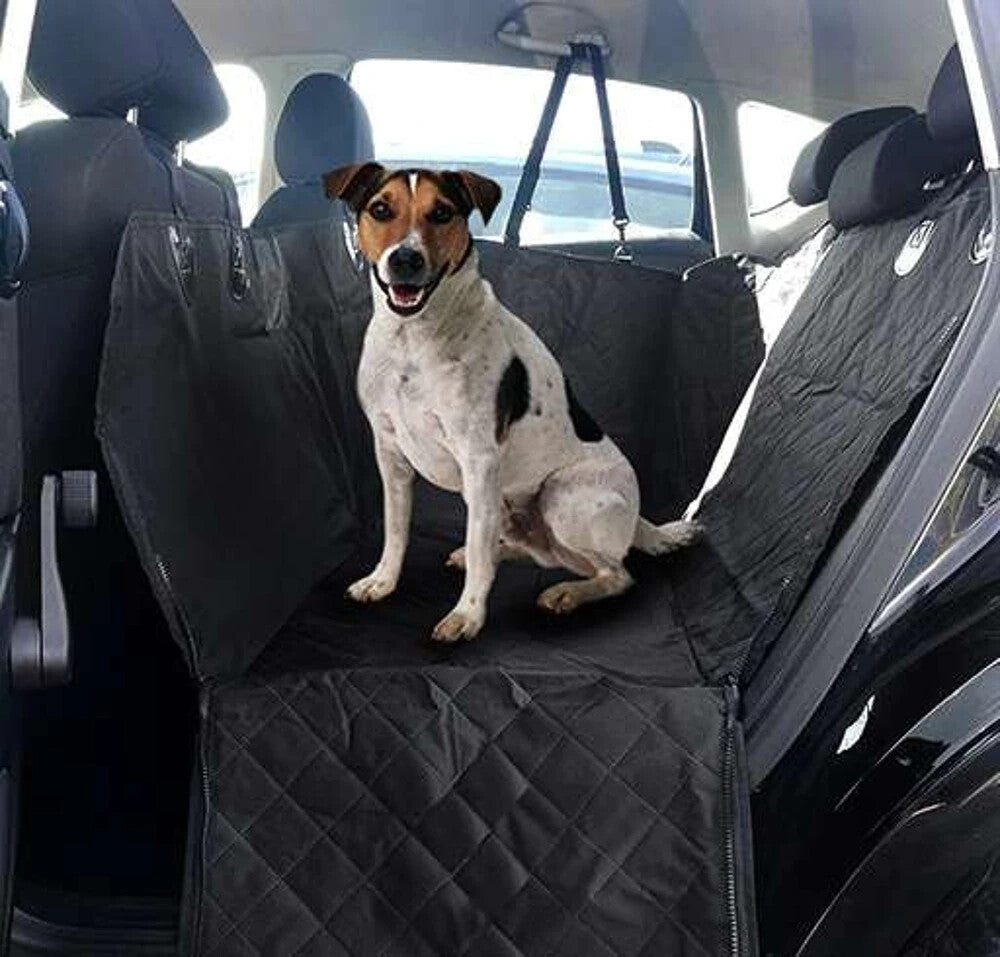Auto Hundedecke wasserdicht mit Seitenwänden & Netz – Rückbankschutz  🐾🐾🐾🐾🐾