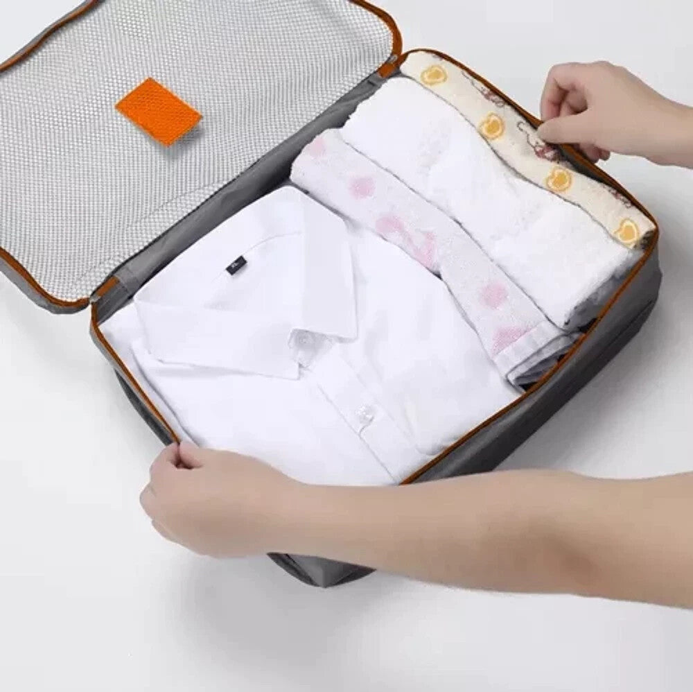 Koffer Organizer Set 6-teilig – Packtaschen Reise Taschen mit Reißverschluss