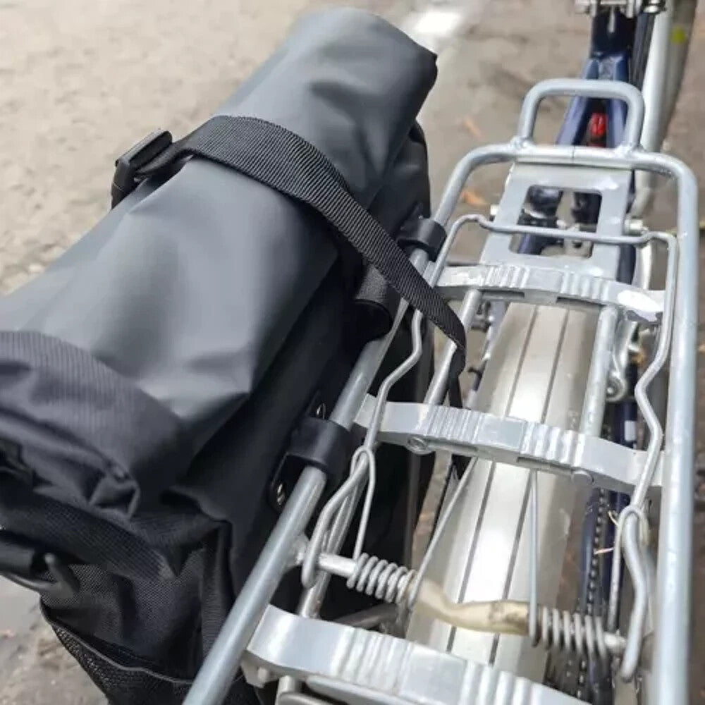 Fahrradtasche Gepäckträger Wasserfest 15L – mit Schultergurt & Reflektoren