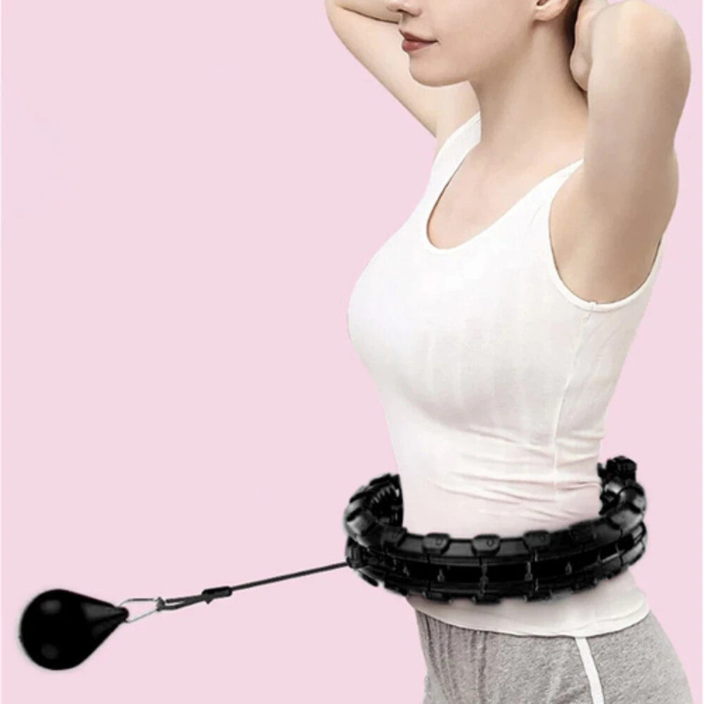 Hula-Hoop-Reifen mit Gewicht & Massage – Verstellbar, Fitness für Zuhause 💪💪💪