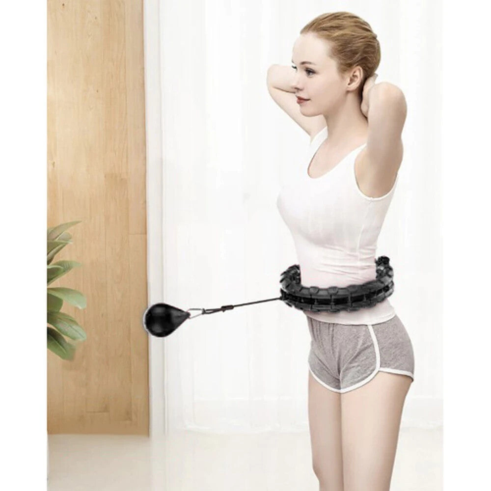 Hula-Hoop-Reifen mit Gewicht & Massage – Verstellbar, Fitness für Zuhause 💪💪💪