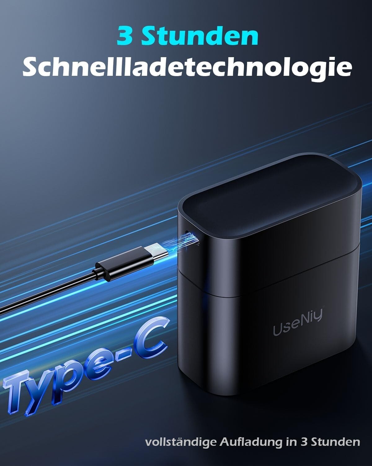 4x AA Lithium Akku 1.5V 3000mWh inkl. Ladegerät & Box – Wiederaufladbar  🔋 🔄