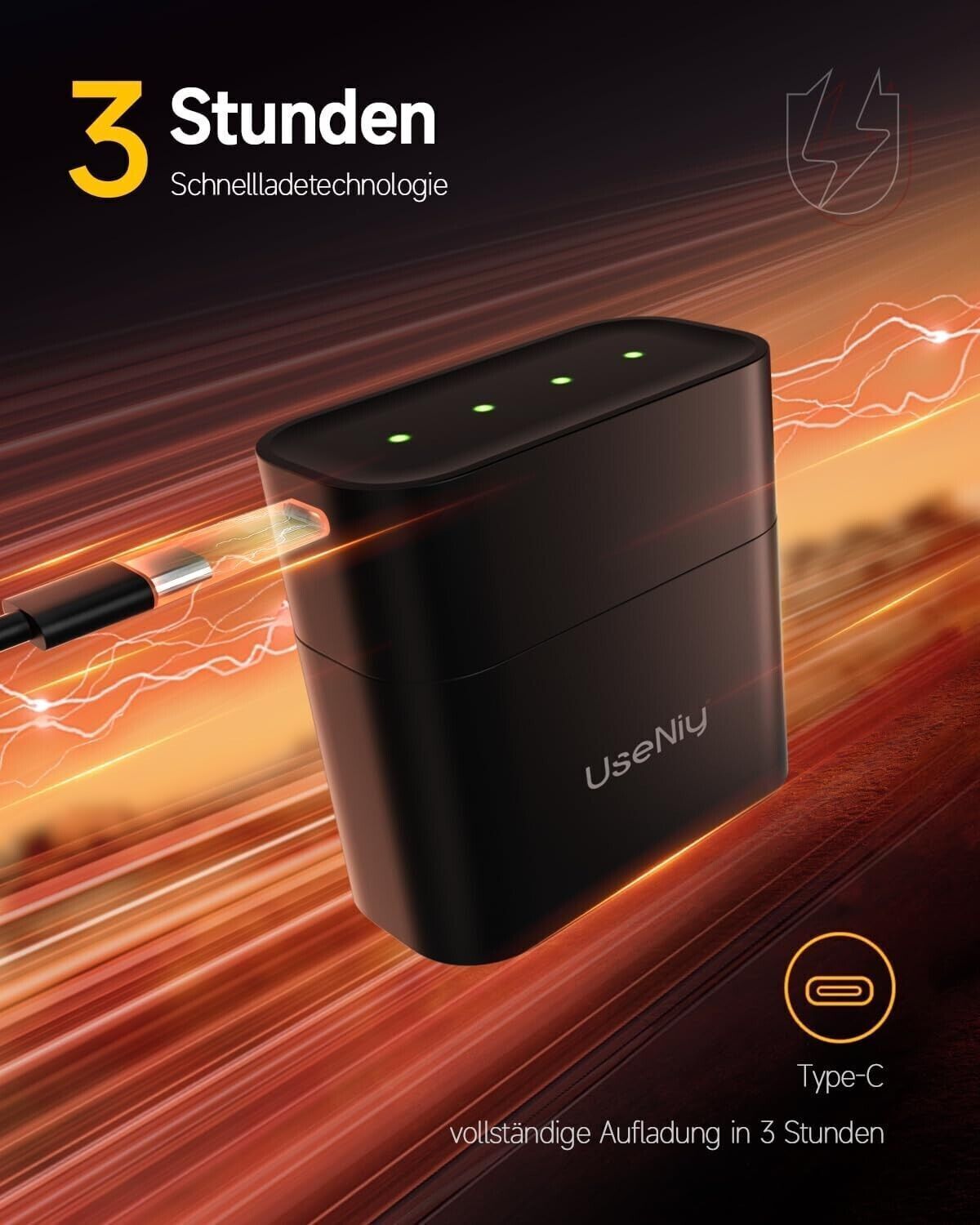 4x AA Lithium Akku 1.5V 3000mWh inkl. Ladegerät & Box – Wiederaufladbar  🔋 🔄