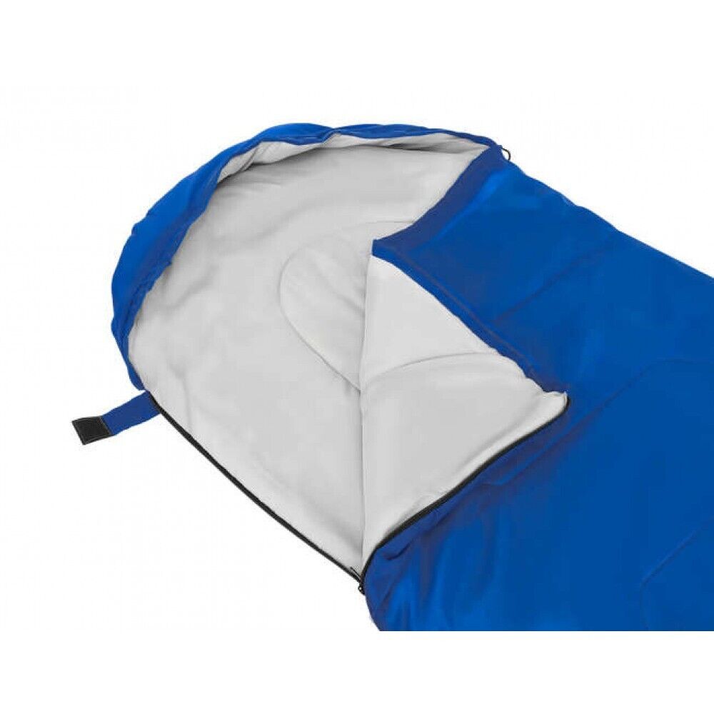 schlafsack 200 cm 2in1 Schlafsack mit Kapuze 200×75 cm – Mumienschlafsack & Decke für Ca