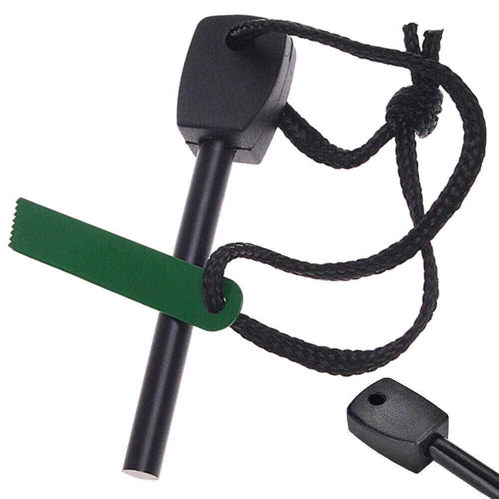Feuerstarter Feuerstahl Magnesium Anzünder Feuerstein Zündstein Survival Outdoor