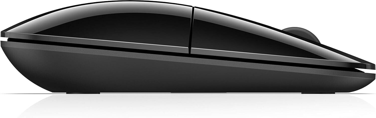 HP Z3700 Wireless Maus 2,4GHz USB Slim 1200 DPI Schwarz Blaue LED Akku