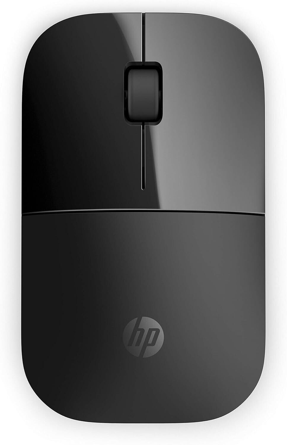HP Z3700 Wireless Maus 2,4GHz USB Slim 1200 DPI Schwarz Blaue LED Akku