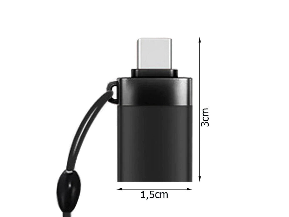 USB-C auf USB 3.0 Adapter – OTG Datenadapter für Smartphone, Laptop, Tablet, PC