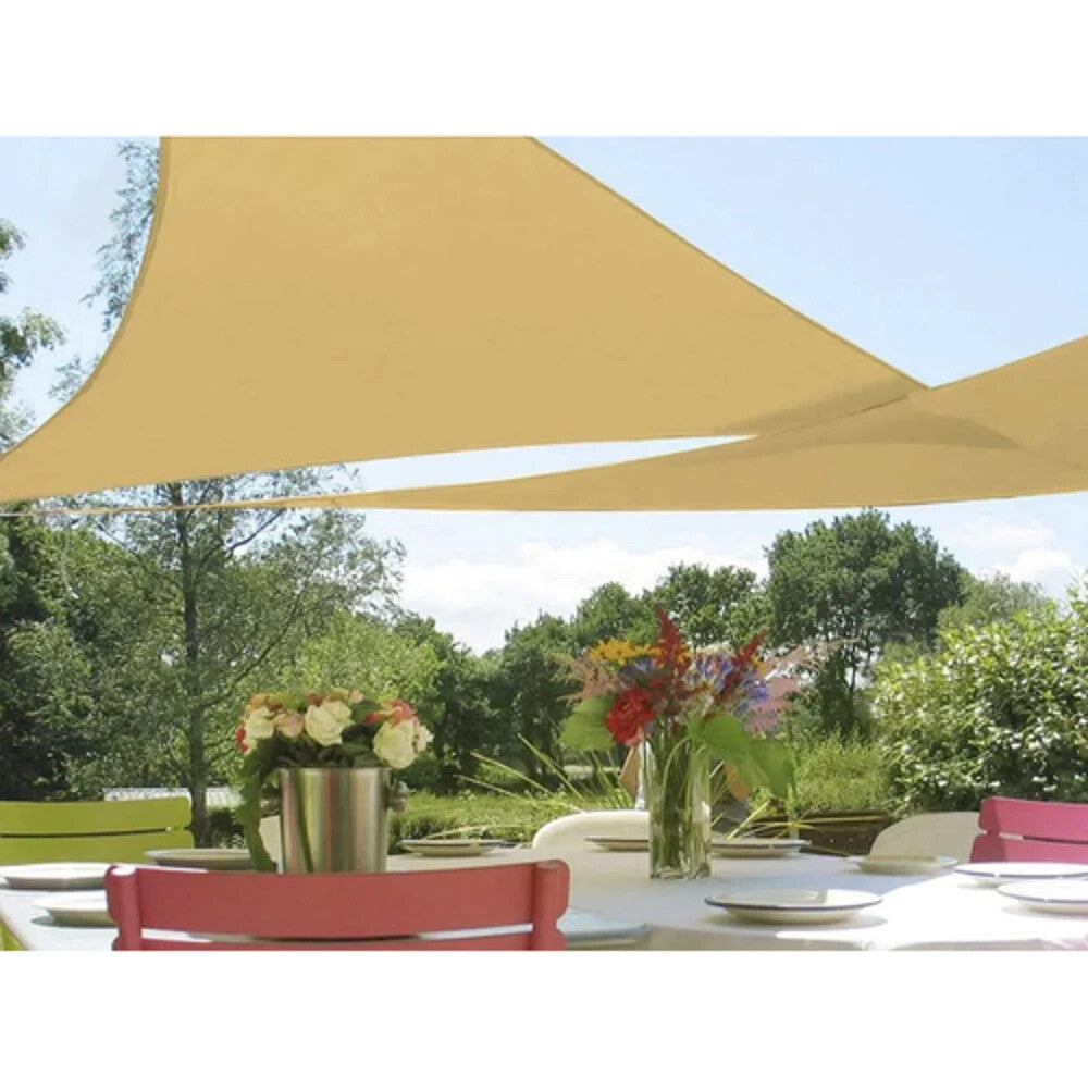 Sonnensegel Dreieck 3x3x3m Beige – Wasserdicht & UV-Schutz – Garten ☀️☀️☀️