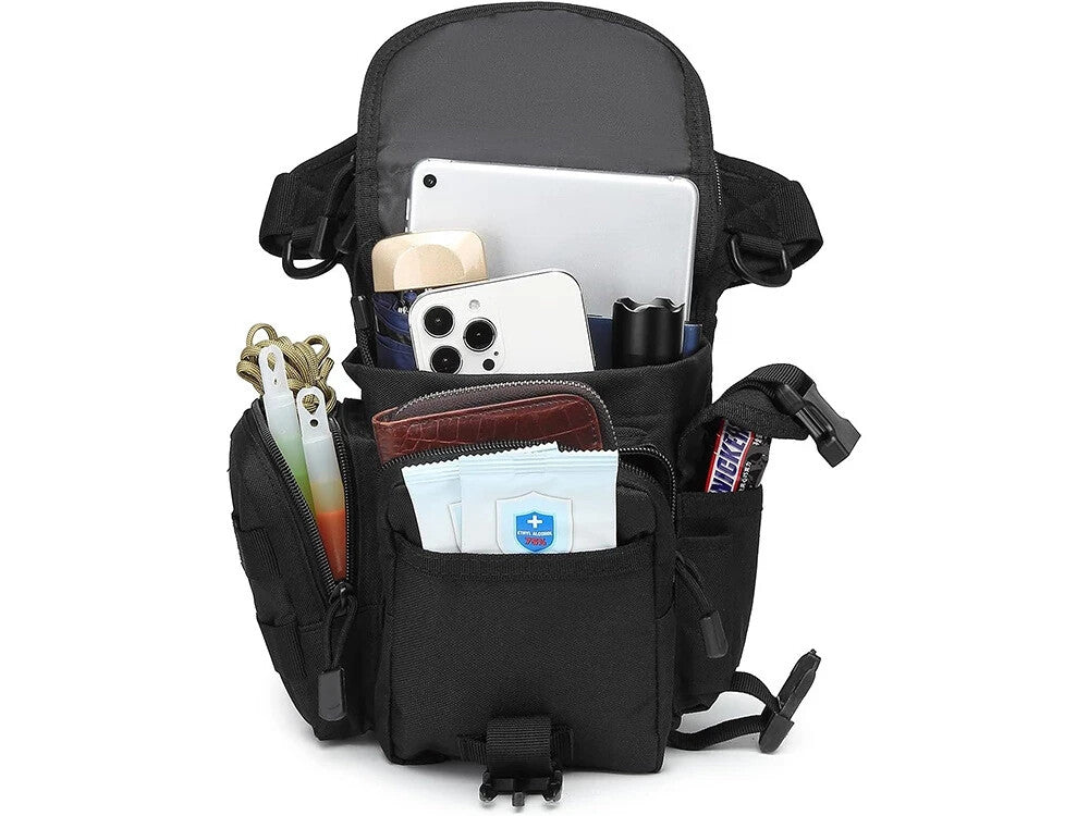 Herren Beintasche Armee Beinbeutel Outdoor Motorrad Hüfttasche Gürteltasche