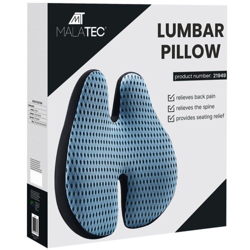 Memory Foam Lendenkissen Rückenstützkissen Lordosenstütze Bürostuhl Auto Ergonomisch

  - Sitzkissen
