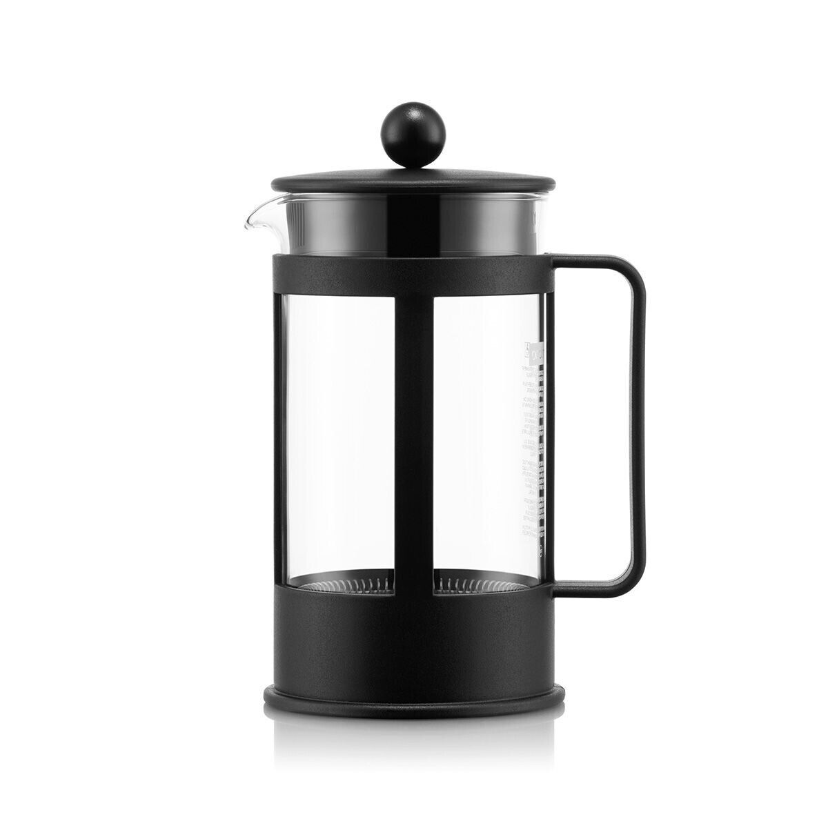 Bodum KENYA Kaffeebereiter French Press 8 Tassen 1,0L schwarz Spülmaschine