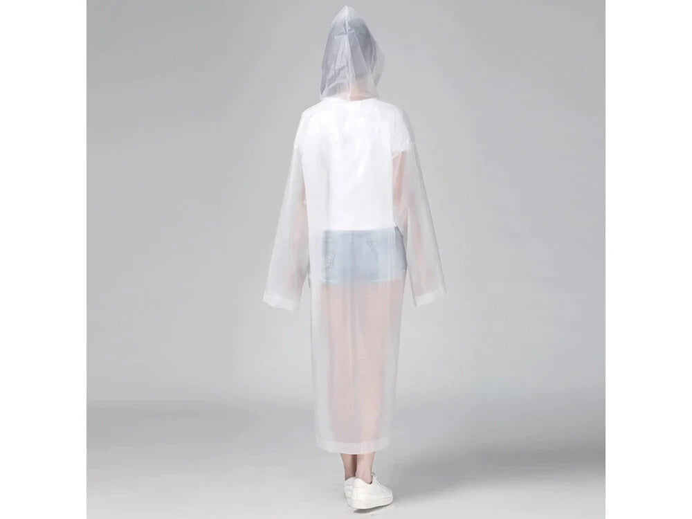 Wasserdicht Regenjacke Raincoat Regenmantel mit Kapuze Regenschutz Regenponcho
