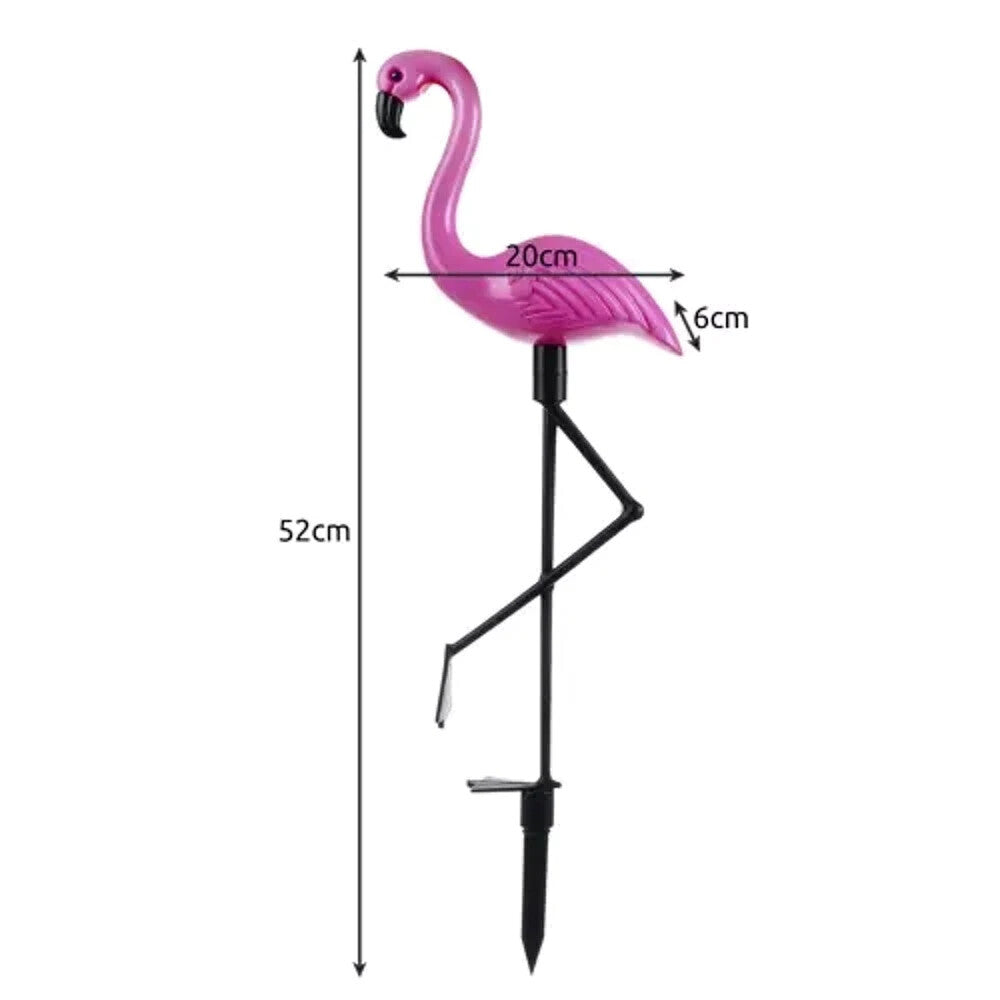 3x Solar Flamingo Gartenleuchte Deko IP44 LED Solarlicht Außenbeleuchtung 🦩🦩🦩