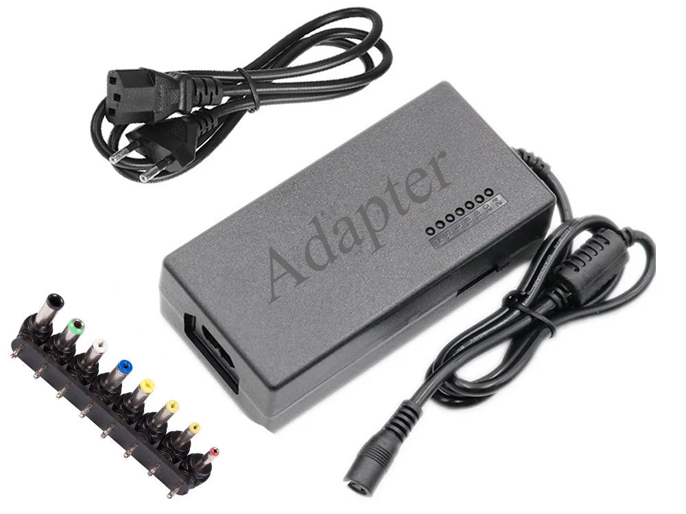 Universelles Laptop Ladegerät 96W Netzteil 8 Adapter 12–24V Schwarz 🔌 🔌 🔌