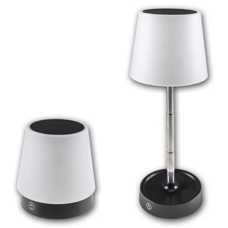 LED Tischlampe dimmbar Akku Teleskop USB-C warmweiß 120lm Touch 💡 🔋 💡 🔋