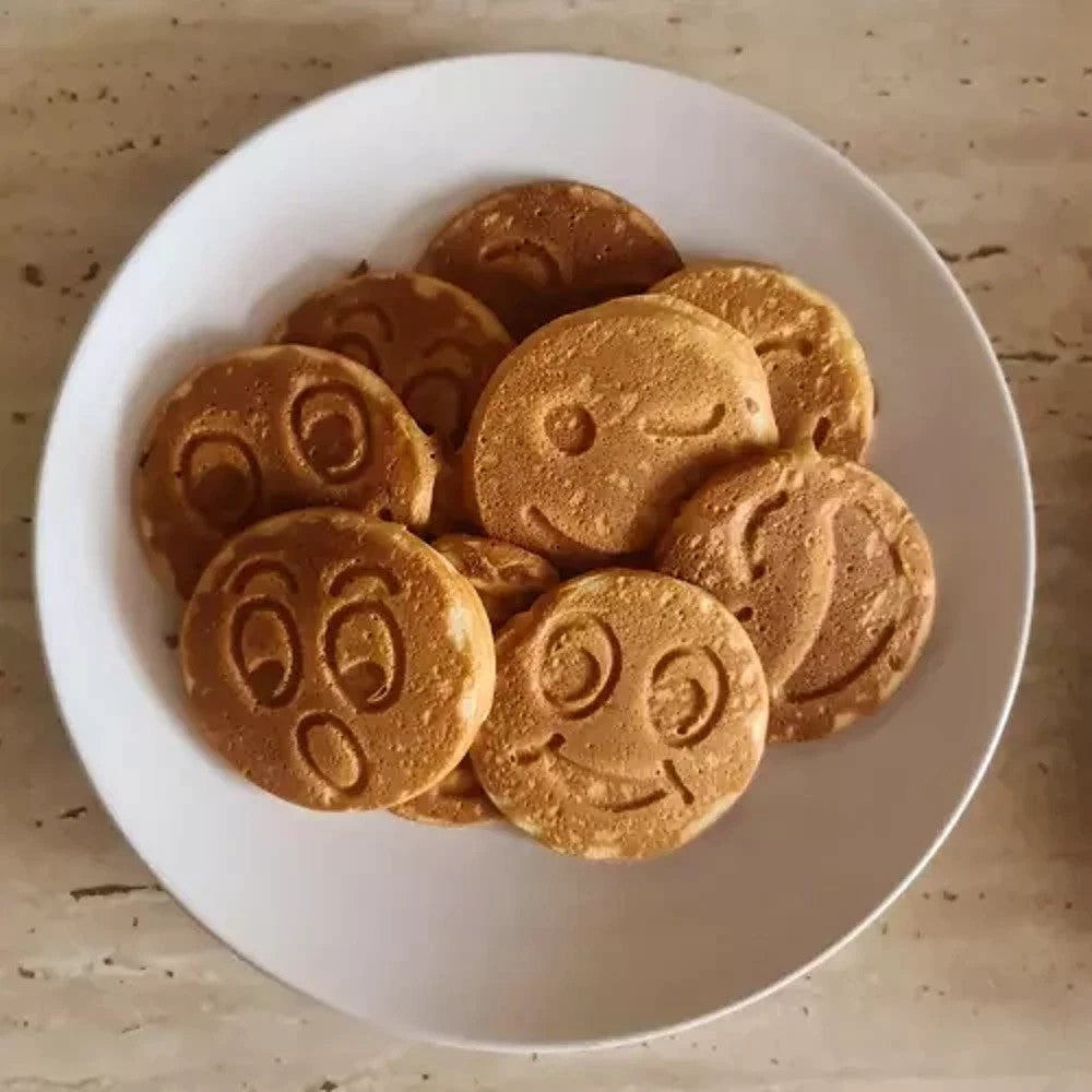 Emoji Spiegeleipfanne Ø26 cm – Pancake Maker für Kinder & Erwachsene – Antihaft 🍳👨‍👩‍👧‍👦