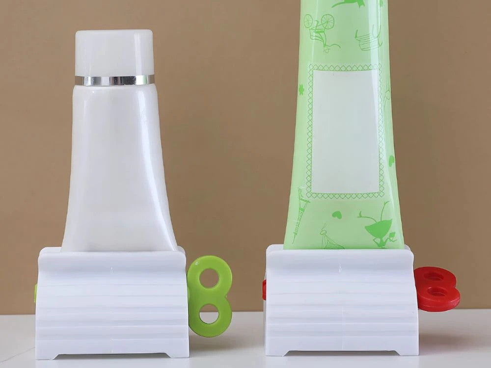Zahnpasta Tubenpresse Squeezer – Rolling Tube Spender für Gel & Creme, Bunt