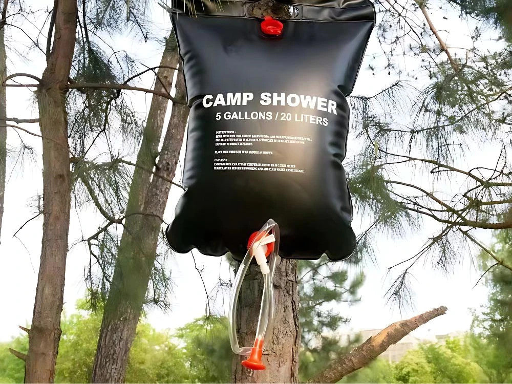 Camping Solardusche 20L – Mobile Outdoor Dusche für Garten, Reise, Festival