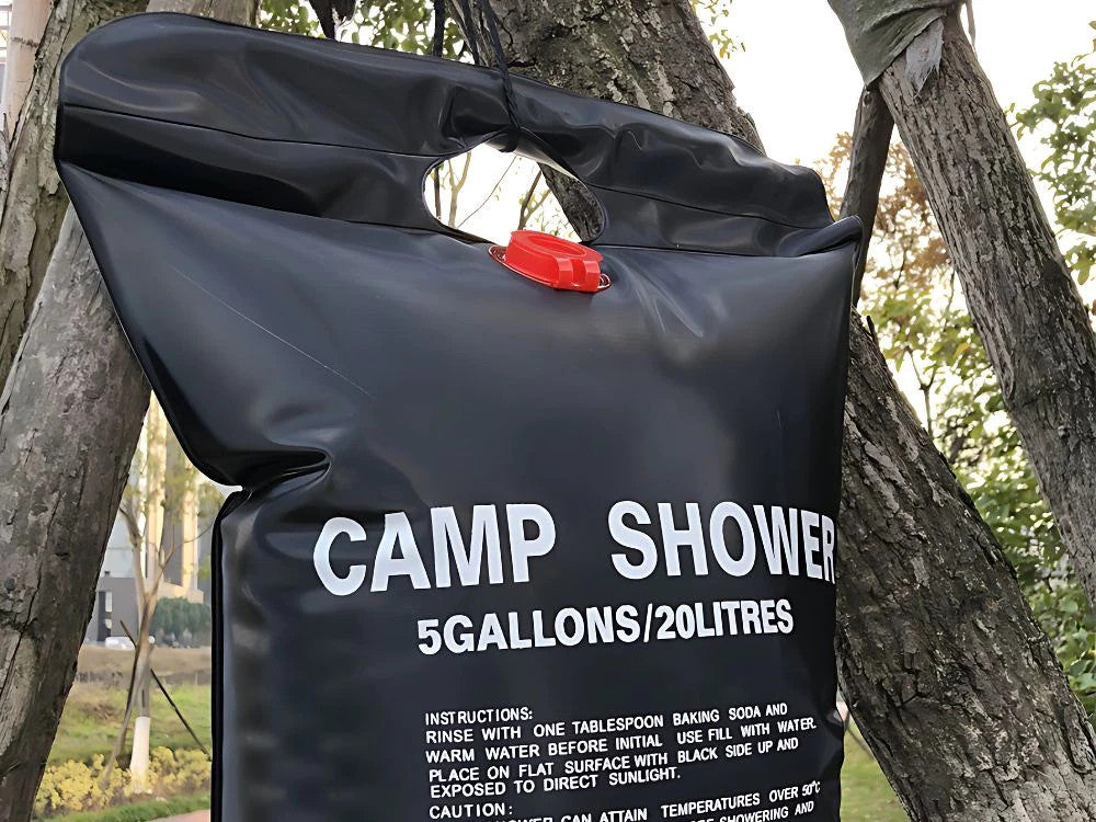 Camping Solardusche 20L – Mobile Outdoor Dusche für Garten, Reise, Festival