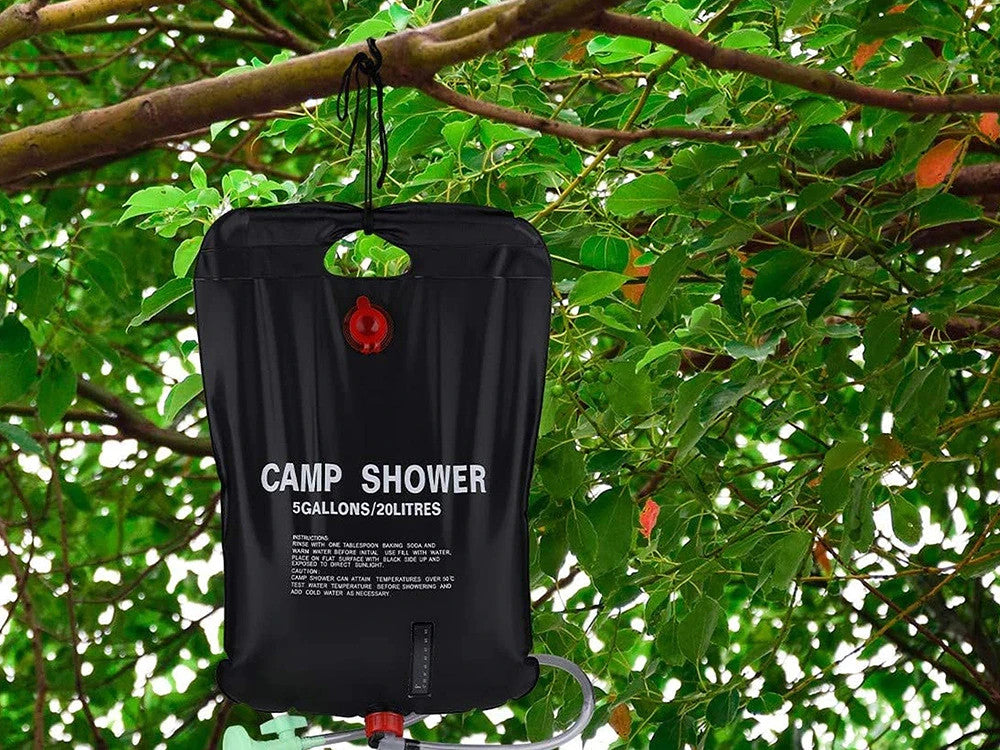 Camping Solardusche 20L – Mobile Outdoor Dusche für Garten, Reise, Festival