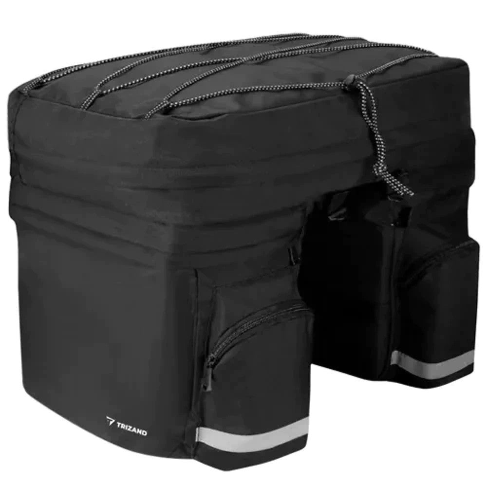Gepäckträgertasche Fahrrad 60L wasserdicht mit Reflektoren & Regenhülle 🚴🚴🚴