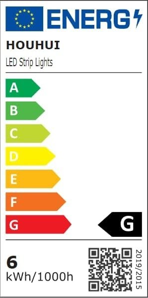Neon LED Strip 5m RGB-IC Licht mit Musiksteuerung & Alexa für Wanddeko IP65