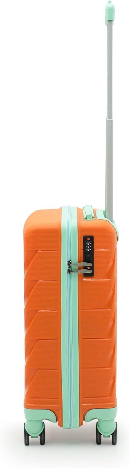 Reisekoffer Set 3tlg Cotpoly – Stoßfest, Polypropylen, Trolley mit Schloss