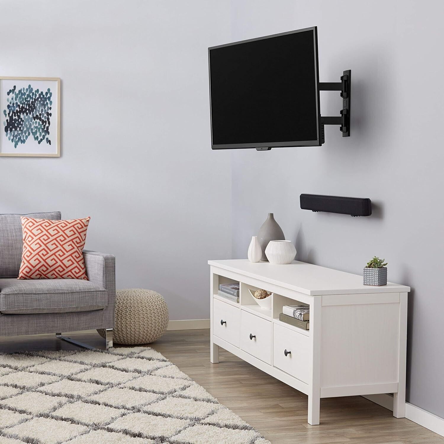 TV Wandhalterung Wandhalter LCD LED Fernseher 26-55 Zoll schwenkbar neigbar 36kg