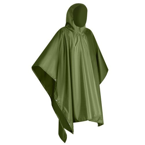 Regenponcho mit Kapuze | Wasserdicht | Wiederverwendbar | Outdoor | Unisex
