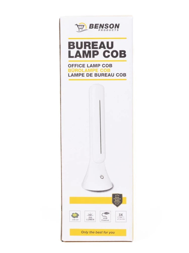 Dimmbare verstellbare COB Schreibtischlampe mit Touch & USB-Kabel