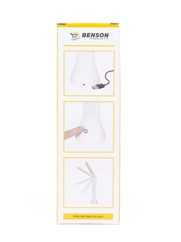 Dimmbare verstellbare COB Schreibtischlampe mit Touch & USB-Kabel