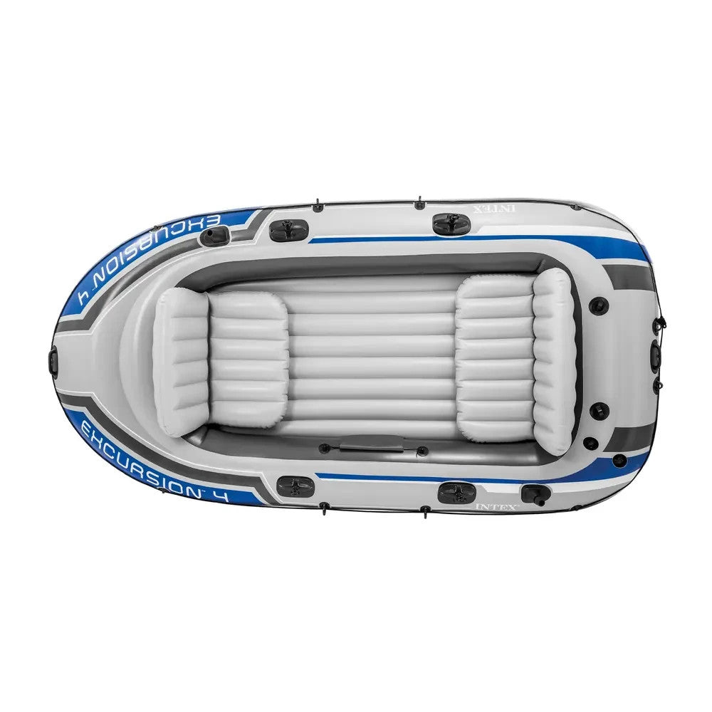 Intex Excursion 4 Schlauchboot Set 4 Personen + Paddel + Pumpe 500kg