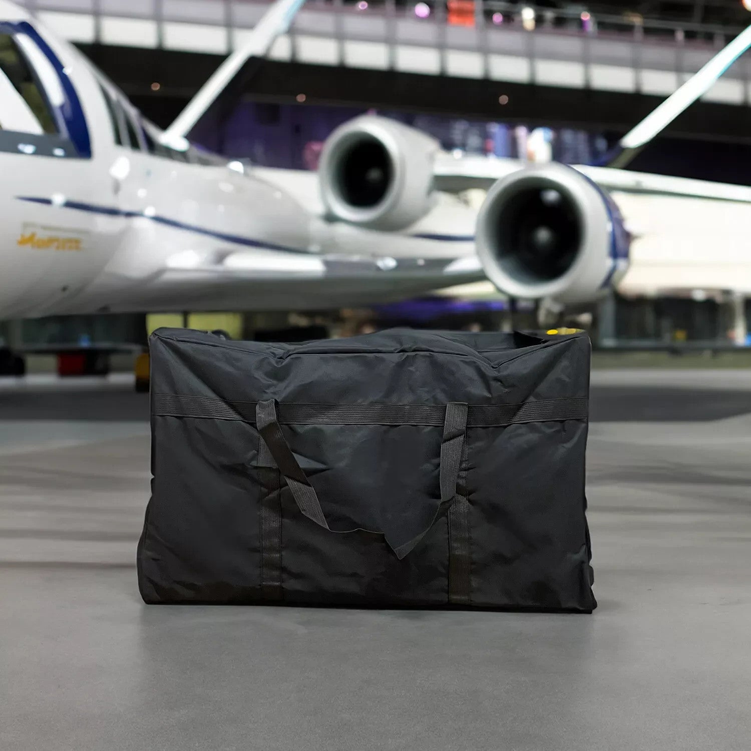 XXL Reisetasche 200L Wasserabweisend Aufbewahrungstasche Kodura Schwarz