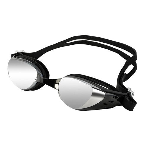 Schwimmbrille Set UV-Schutz Antifog mit Ohrstöpsel & Nasenklammer Polycarbonat