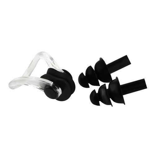 Schwimmbrille Set UV-Schutz Antifog mit Ohrstöpsel & Nasenklammer Polycarbonat