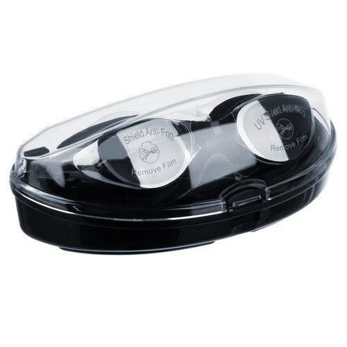 Schwimmbrille Set UV-Schutz Antifog mit Ohrstöpsel & Nasenklammer Polycarbonat
