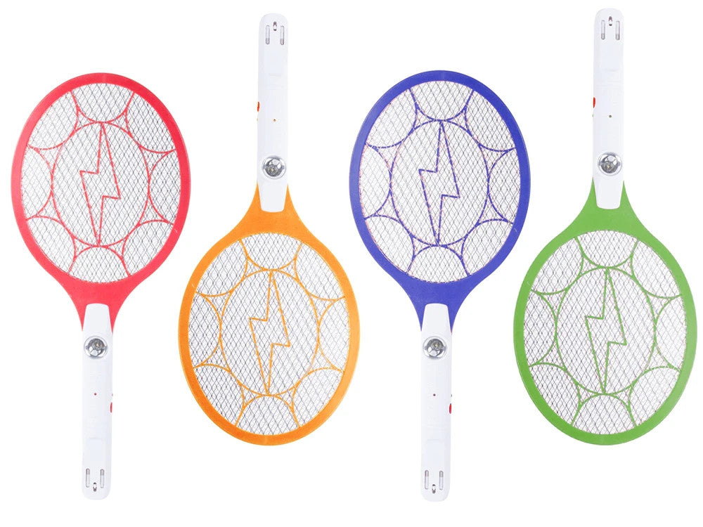 Elektrische Fliegenklatsche Mückenfänger LED-Lampe Wiederaufladbar