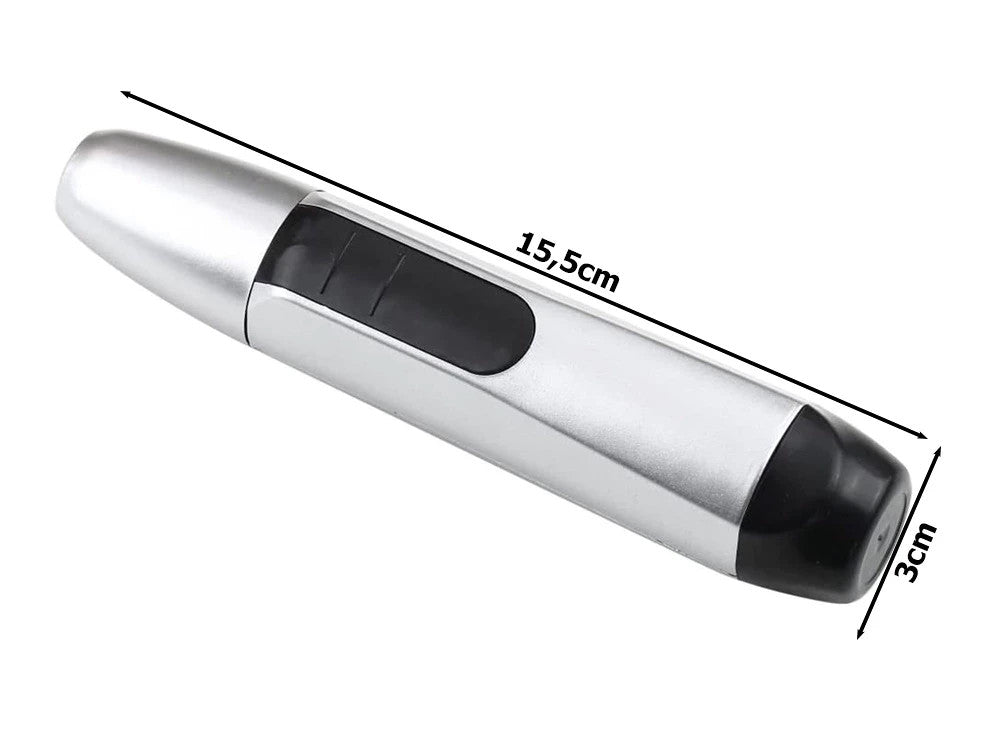 Profi Nasenhaartrimmer Ohrhaarschneider Batterie Haarentferner Herren & Damen