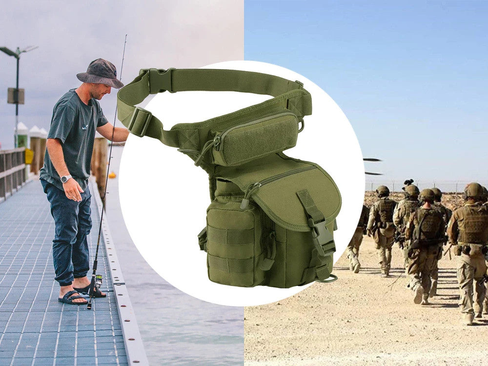 Taktische Militär Beintasche Hüfttasche Beinbeutel Outdoor wasserdicht