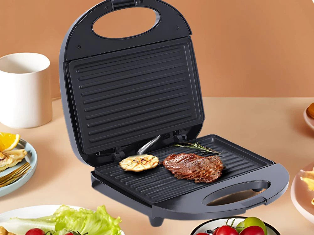 Elektrischer Kontaktgrill Doppelplatte Toaster Küchen-Grill Sandwich Steak Maker