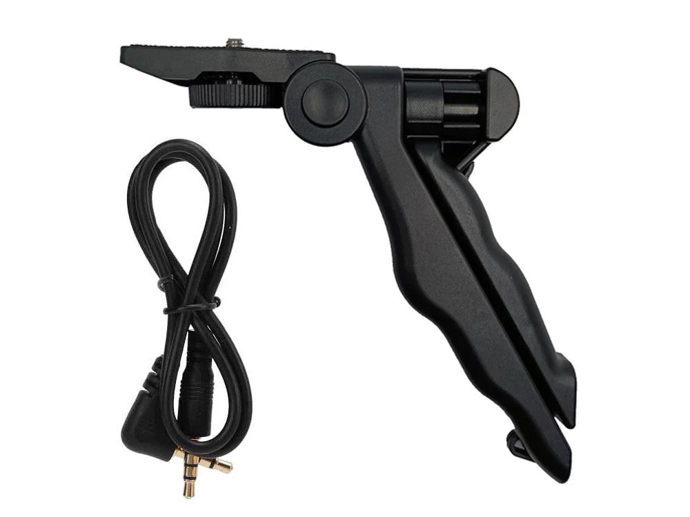 Vlogging Kit Stativ Mikrofon LED-Licht Handyhalter Set mit Bluetooth Fernbedieng