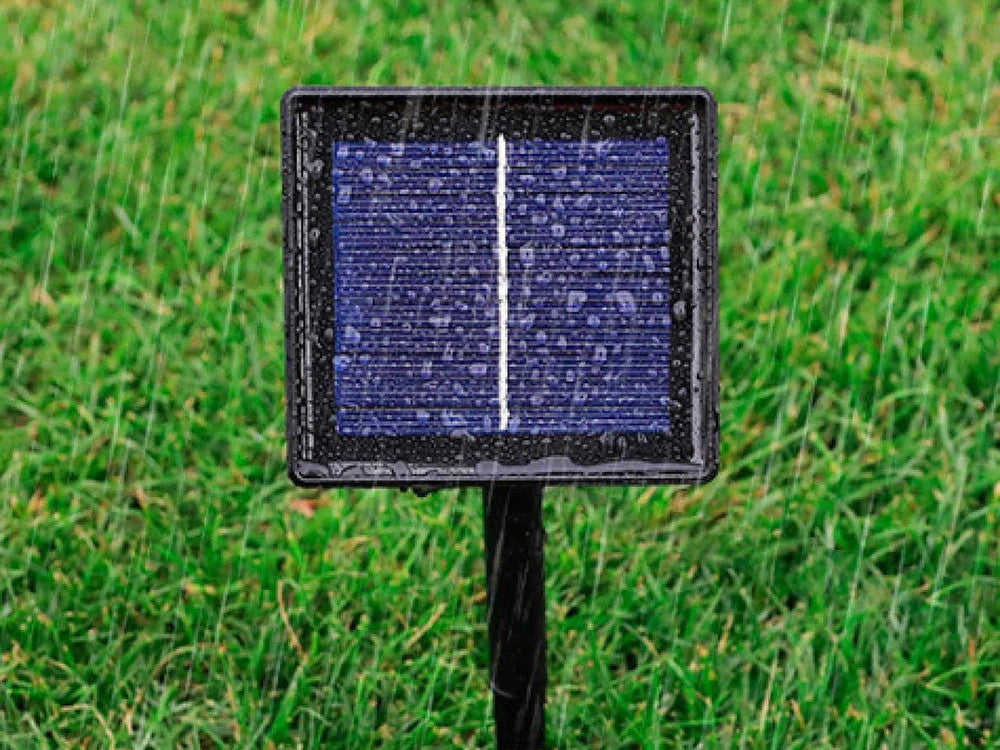 Solar LED Lichterkette Garten 40 LEDs Mehrfarbig Wasserdicht 4,5m mit Solarpanel